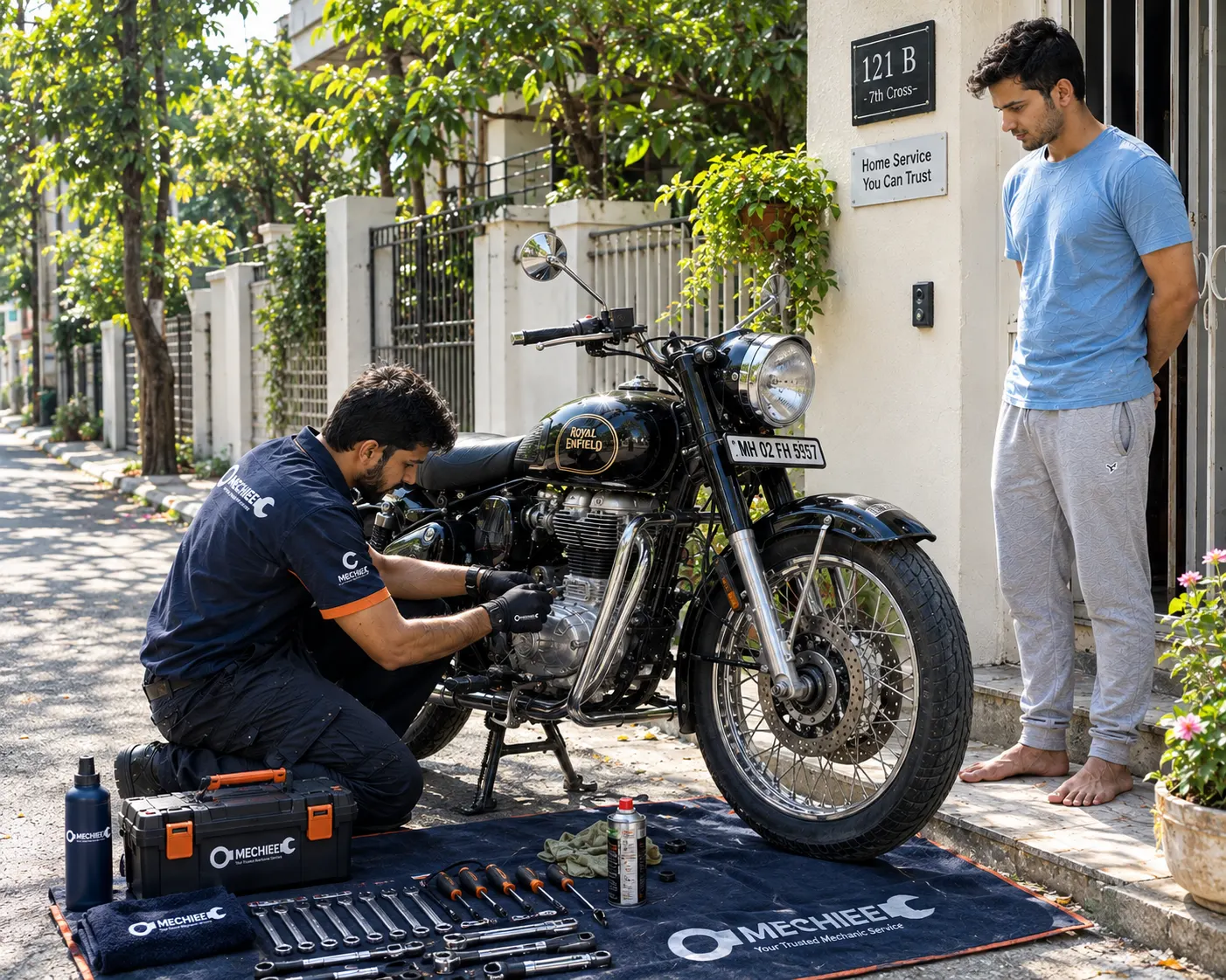 Doorstep Bike Service — Mechieee